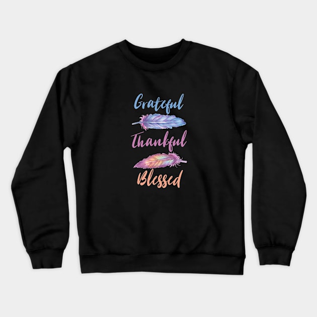 Grateful Thankful Blessed Awesome Jesus Costume Crewneck Sweatshirt by Ohooha